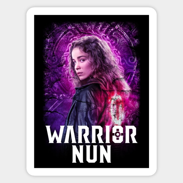 Ava The Warrior Sticker by Vivalapesy